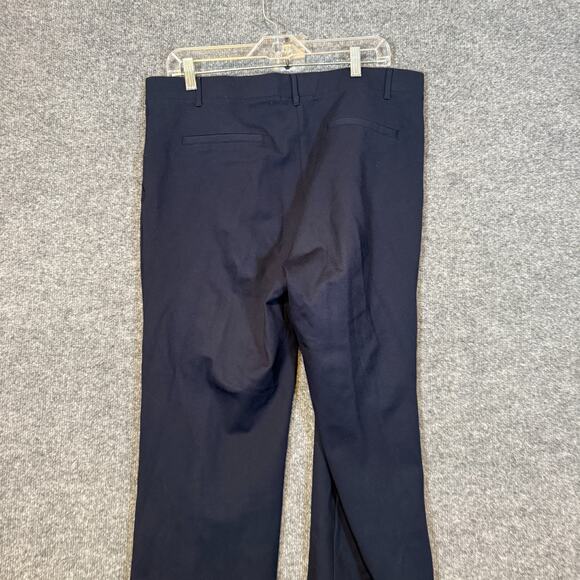 Quince Pants Womens XL Blue Straight Leg Stretch Chinos Pull On Casual - Picture 10 of 11